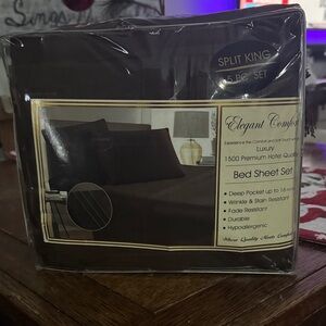 Dark Brown Bed Sheet Set